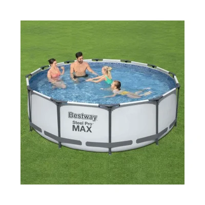 Bestway 56260 Steel Pro MAX with Filter Pump კარკასული აუზი კარტრიჯული ფილტრით