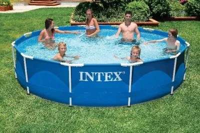 Intex 28210NP Metal Frame Swimming Pool კარკასული აუზი