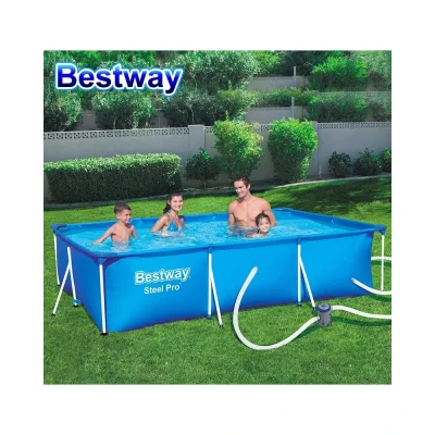 Bestway 56411 Steel Pro with Filter Pump - კარკასული აუზი კარტრიჯული ფილტრით