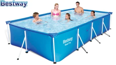 Bestway 56405 Steel Pro Rectangle Above Ground Pool Set-კარკასული აუზი
